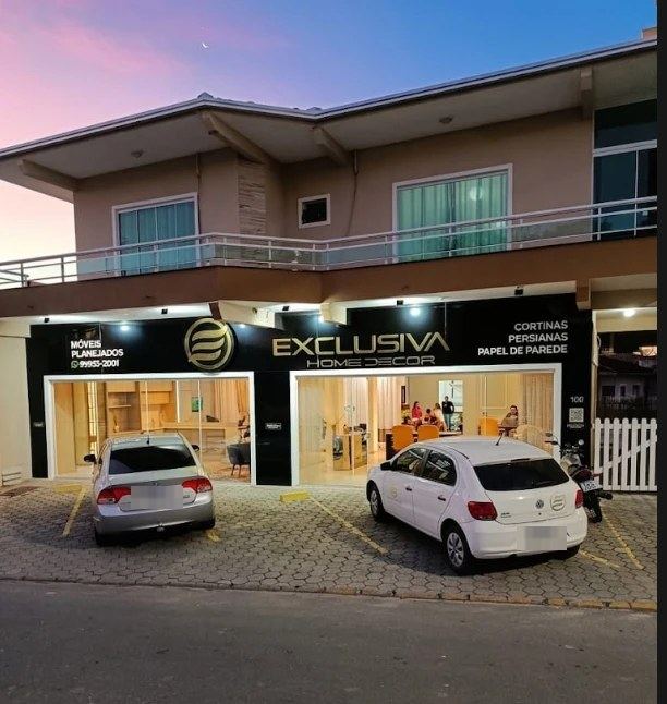 Fachada da loja Exclusiva Home Decor em Barra Velha/SC